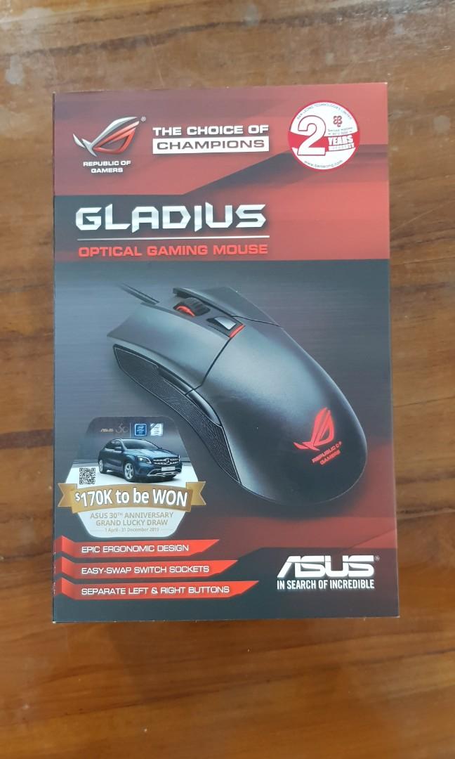 GLADIUS GAMING MOUSE, Computers & Tech, Parts & Accessories, Mouse