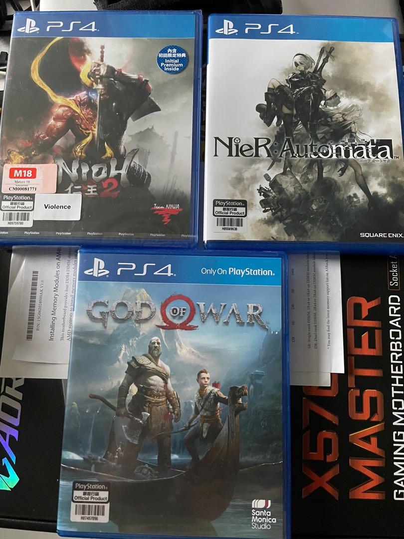 God Of War Nier Automata Nioh 2 Ps4 Toys Games Video Gaming Video Games On Carousell