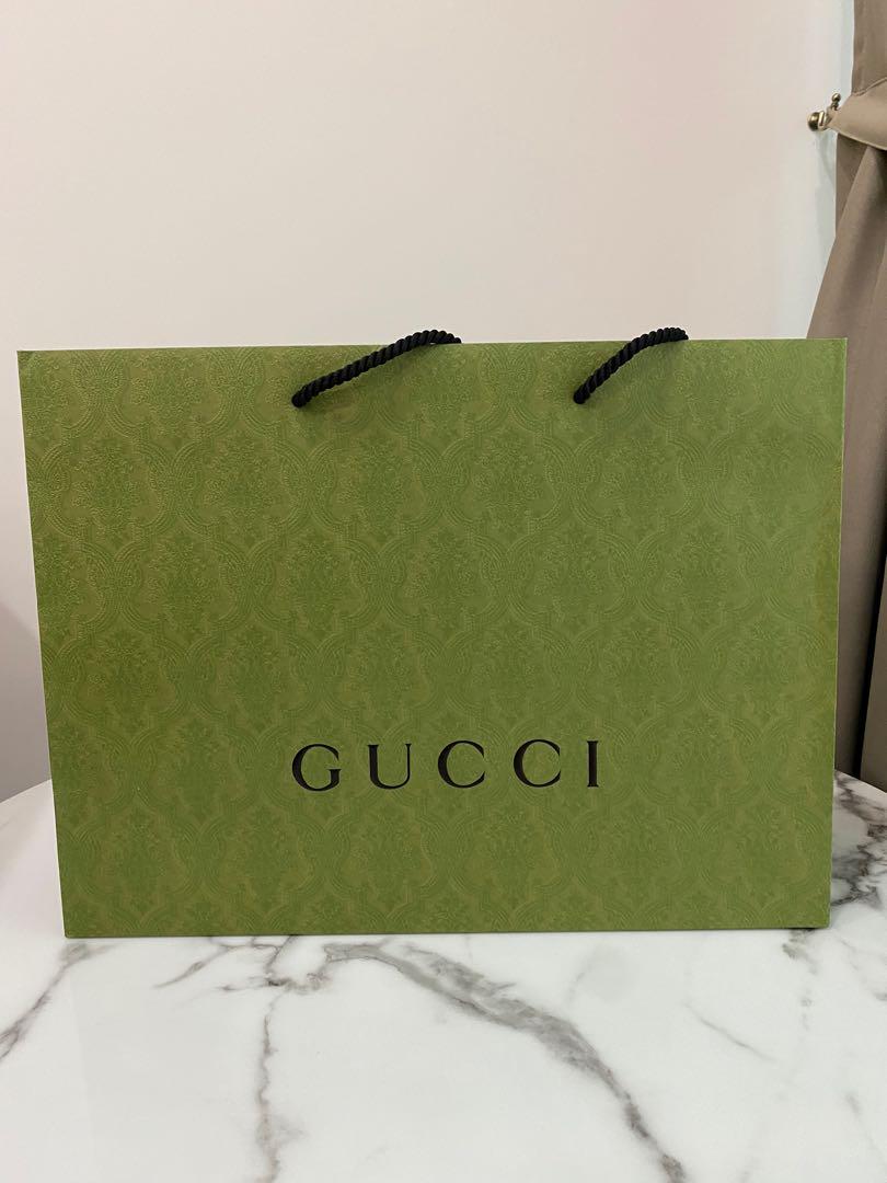 Gucci Paper Bag (Big), Luxury, Accessories on Carousell