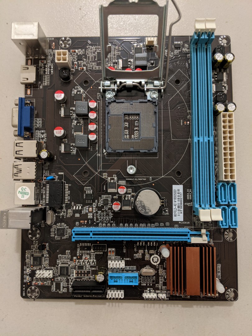 H61m matx motherboard lga h61 h61fel3+a0, 電腦＆科技, 手提電腦 Carousell