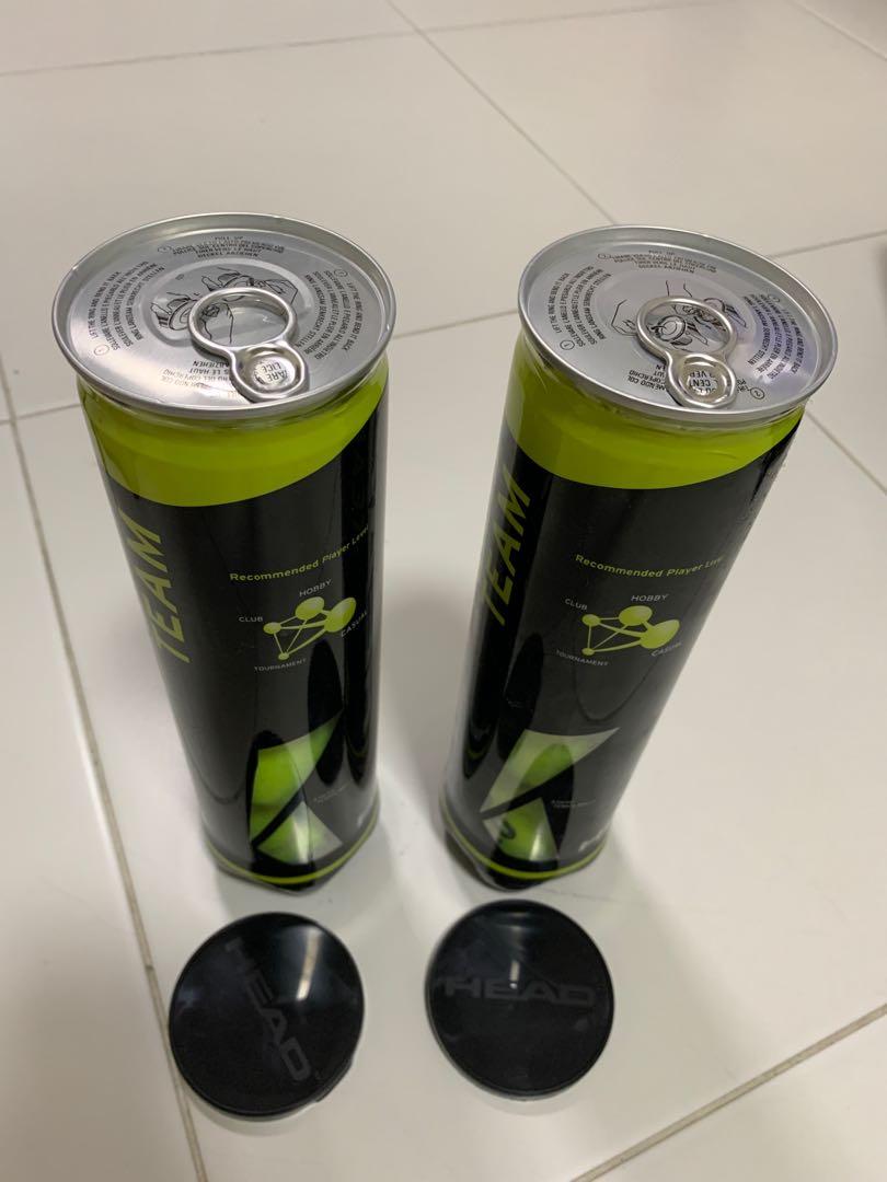 Head Team tennis balls, Sports, Sports & Games Equipment on Carousell