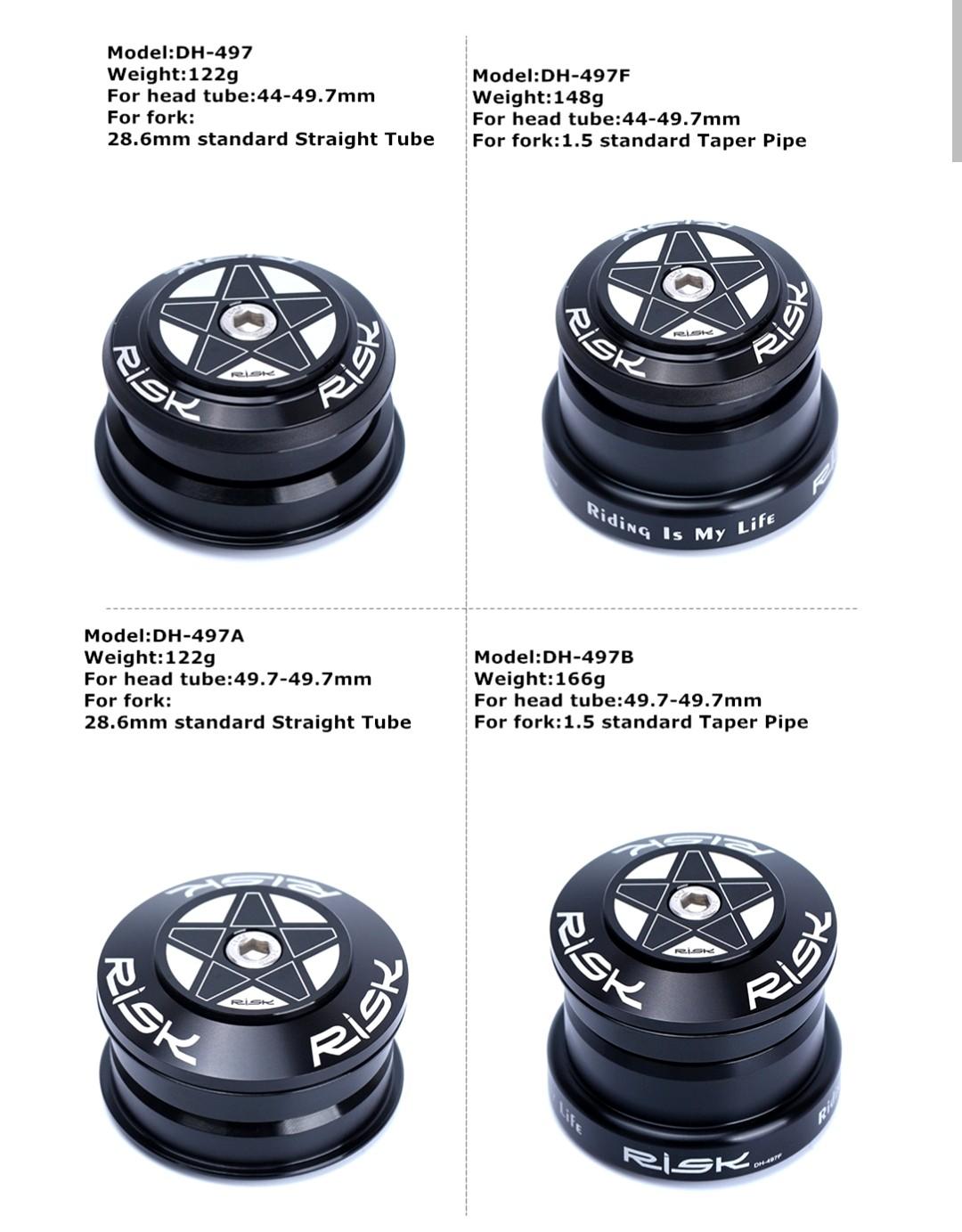 Mountain bike tapered discount headset