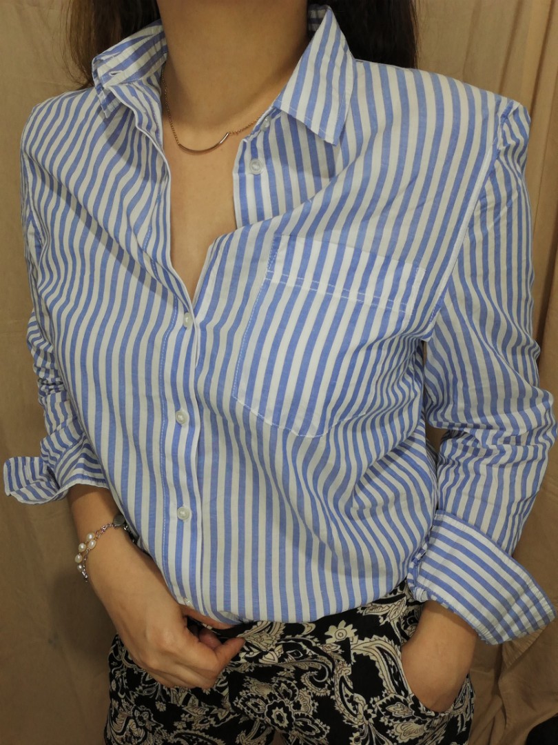 H&m long sleeve polo women's clearance