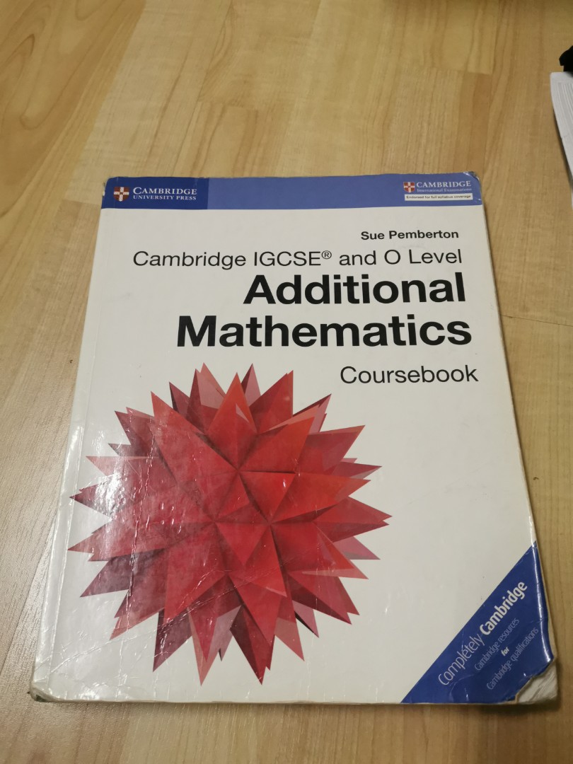 Igcse additional mathematics textbook 1st edition hobbies toys