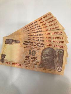 Apm 021 Sri Lanka 20 50 100 1000 Rupees Solid Numbers 666666 Unc 4pcs Vintage Collectibles Currency On Carousell Convert 349 us dollar to pakistani rupee. carousell