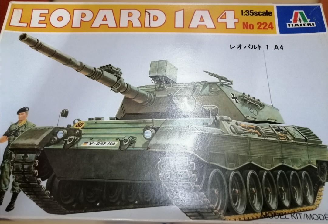 8月下旬まで)ITALAEREI, Leopard 1A4, 1/35
