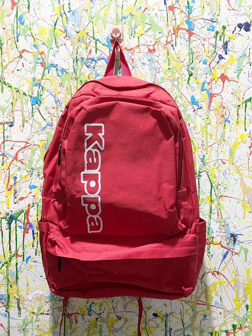 kappa backpack red