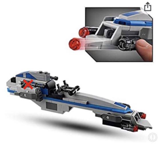 LEGO 75280 Star wars 501st Legion BARC Speeder Bike 淨機, 興趣及遊戲, 玩具\u0026 遊戲類-  Carousell