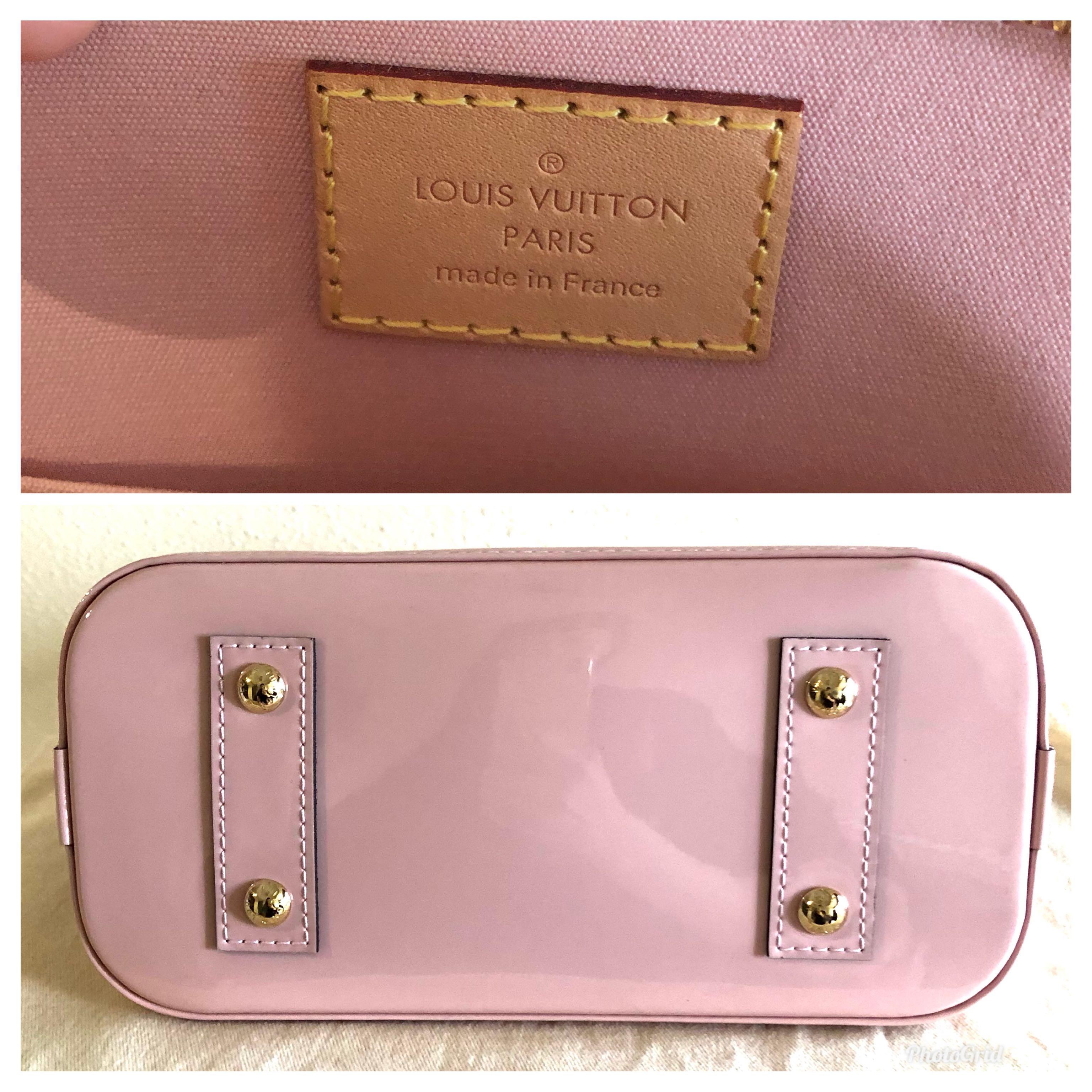 Louis Vuitton Alma Bb Vernis Rose Ballerine, Luxury, Bags & Wallets on  Carousell