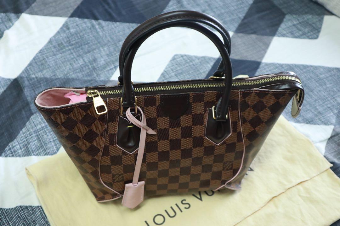 Louis Vuitton Caissa MM Damier Ebene Canvas Tote Bag – I MISS YOU