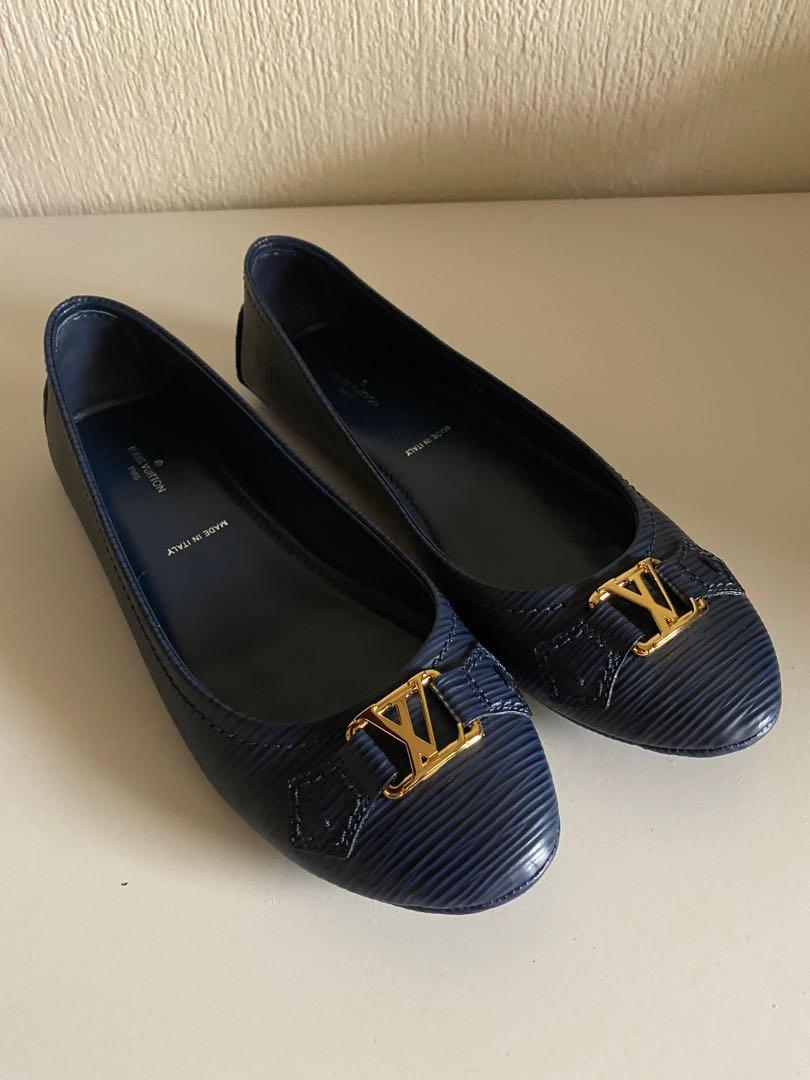Authentic New Louis Vuitton Major Marine Epi Leather Loafer,LV9.5