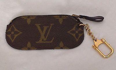 Louis Vuitton Vintage Brown Monogrammed Coin Purse Key Chain