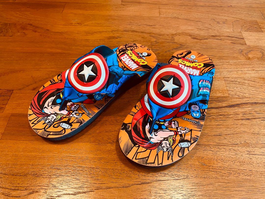 marvel slippers kids
