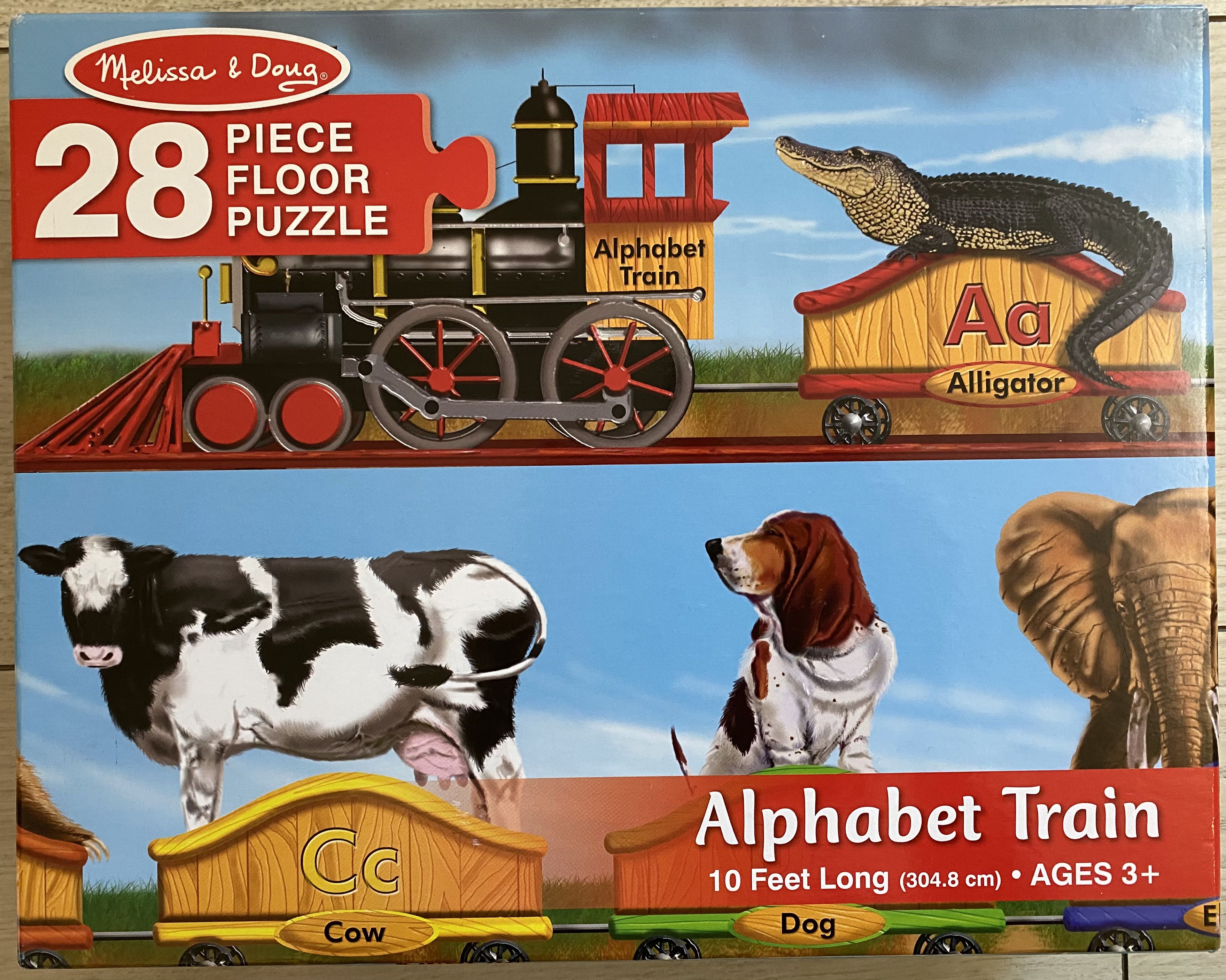 melissa and doug alphabet train puzzle