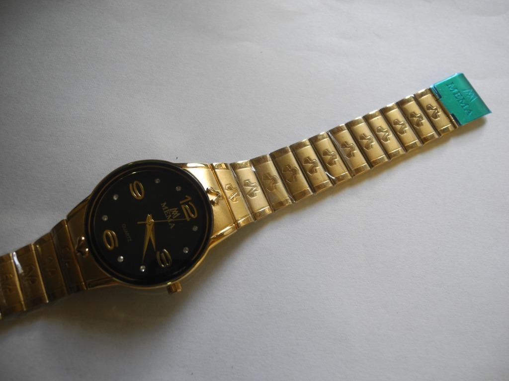 Mema Quartz Round Black Dial Watch Luxury Watches on Carousell
