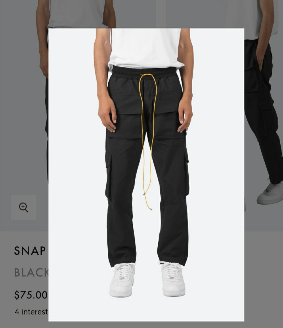 Mnml Snap II Cargo Pants, Men's Fashion 