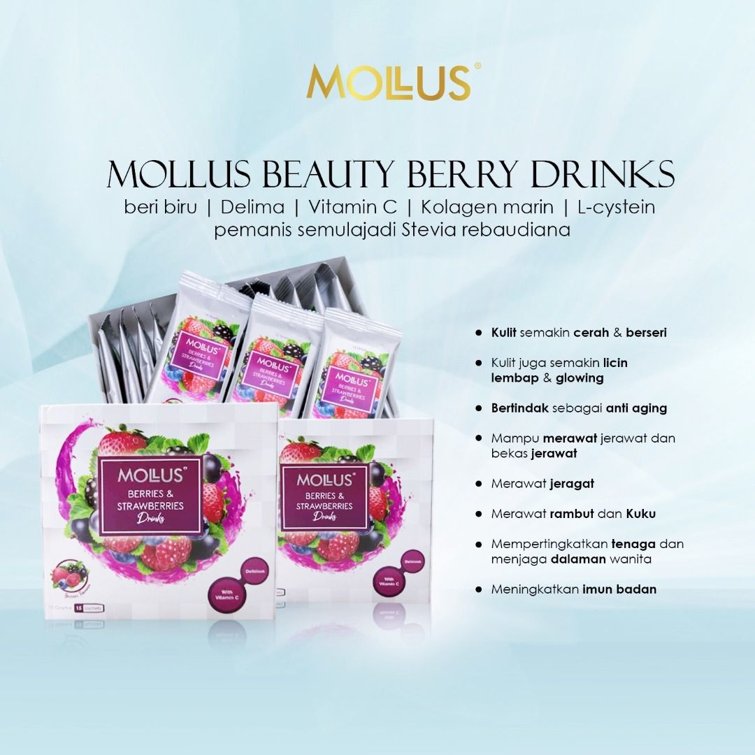 Mollus Berries Drink 4boxes Health Nutrition Health Supplements Health Food Drinks Tonics On Carousell