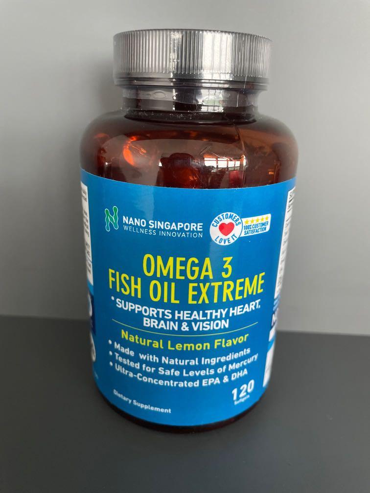 Nano Singapore Omega 3 Fish Oil Everything Else On Carousell Ომეგა 3 მრავალი კლინიკური კვლევის შედეგად. nano singapore omega 3 fish oil