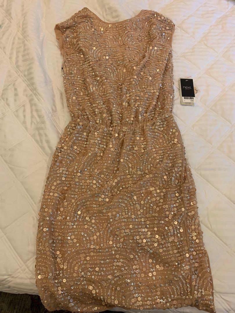 Next glitter dress clearance