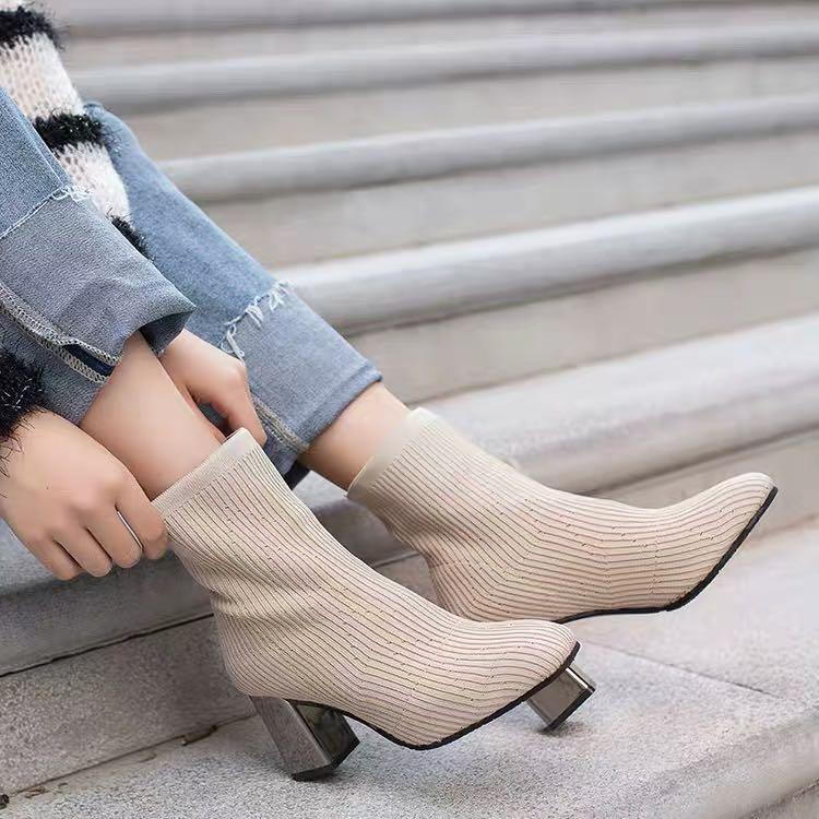 sock heels nude