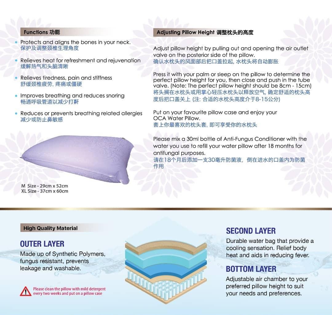 Oca aqua pillow online