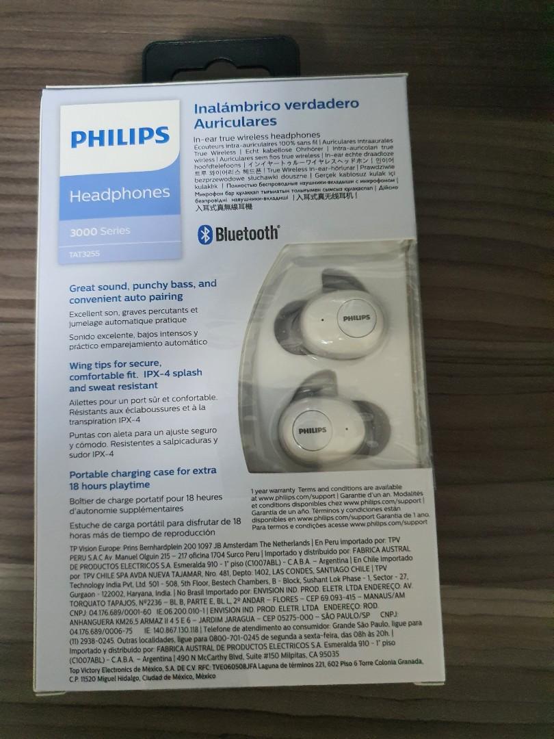 Philips Wireless Headphone TAT3255WT