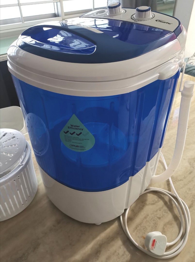 PowerPac 2in1 Mini Washing Machine, TV & Home Appliances, Washing