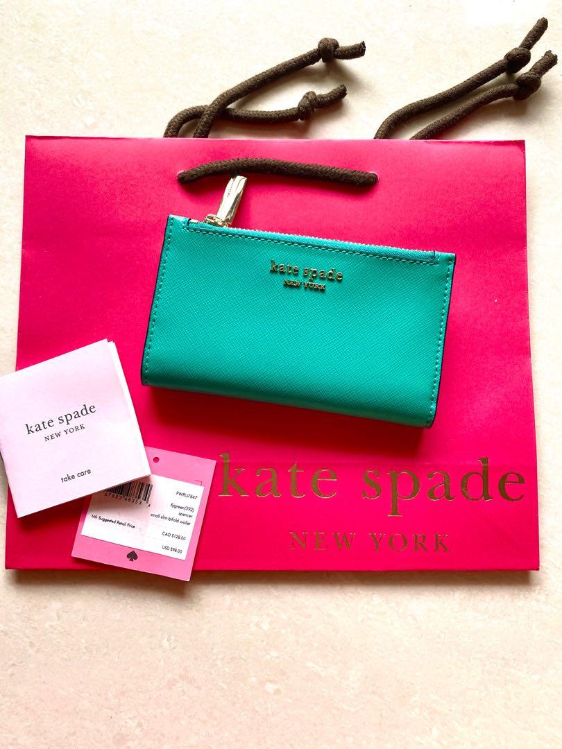 Kate spade 2025 fiji green wallet