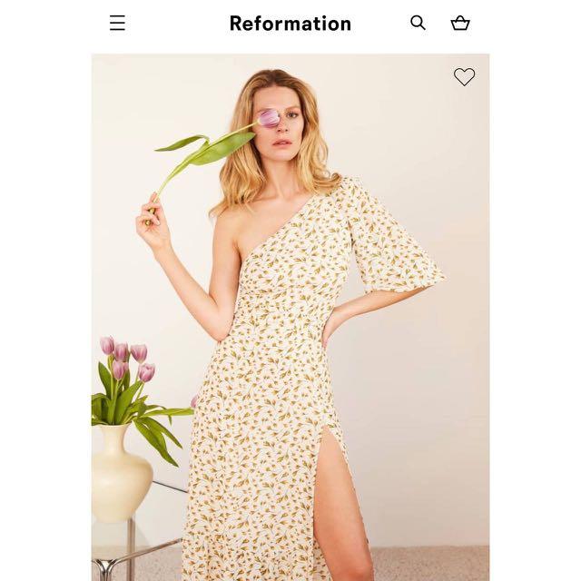 Reformation Freeport Midi Length Dress 