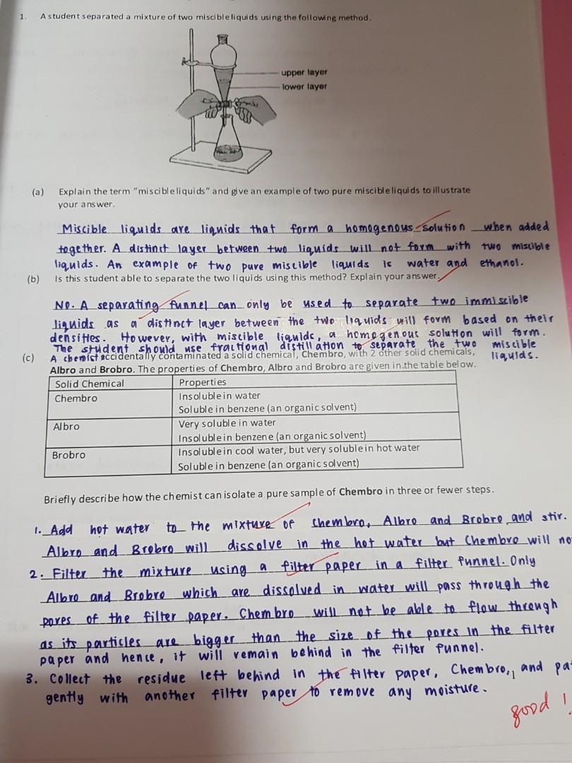 Rgs Science Notes RGS Y12 Science Worksheets, Hobbies & Toys, Books & Magazines ...