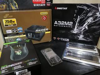 RYZEN PC Parts used and Bnew see details for prices