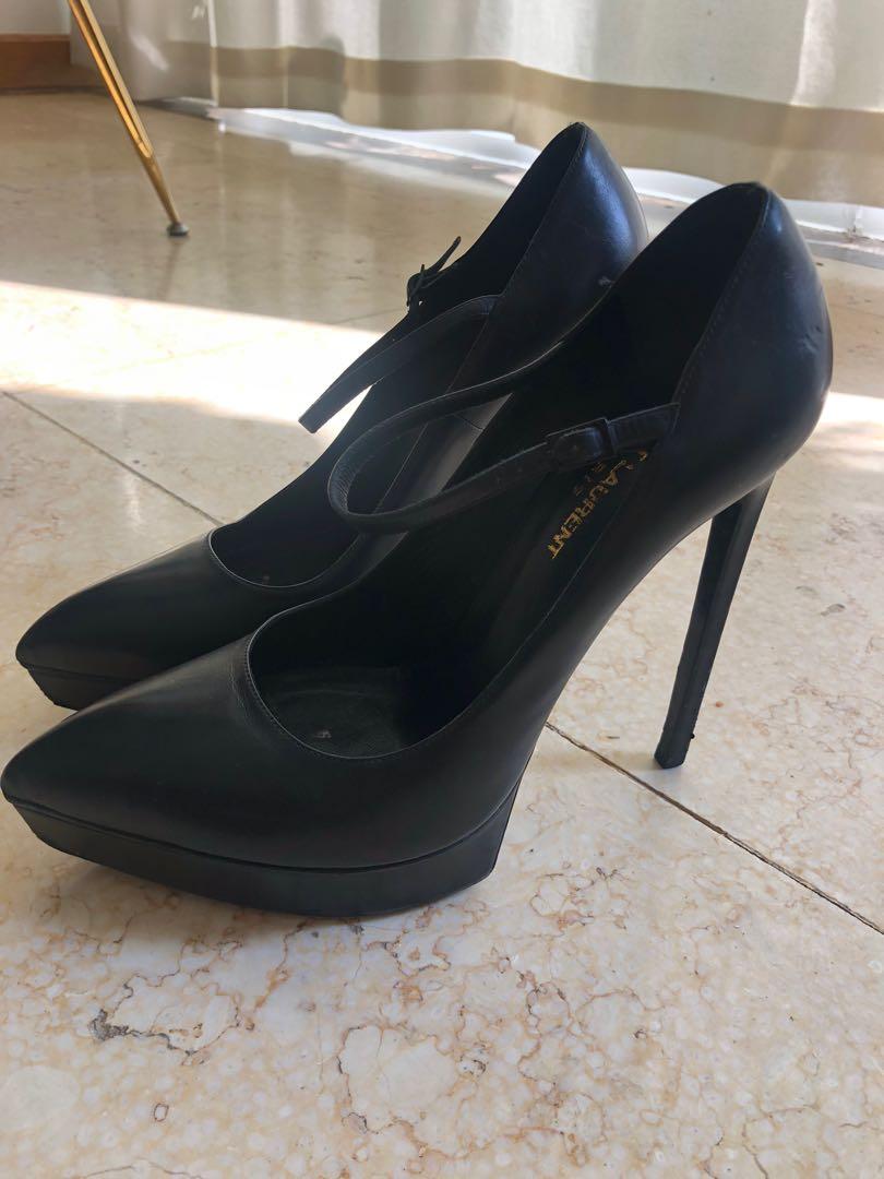 Saint Laurent Janis Mary Jane Heels EU39 Loafers