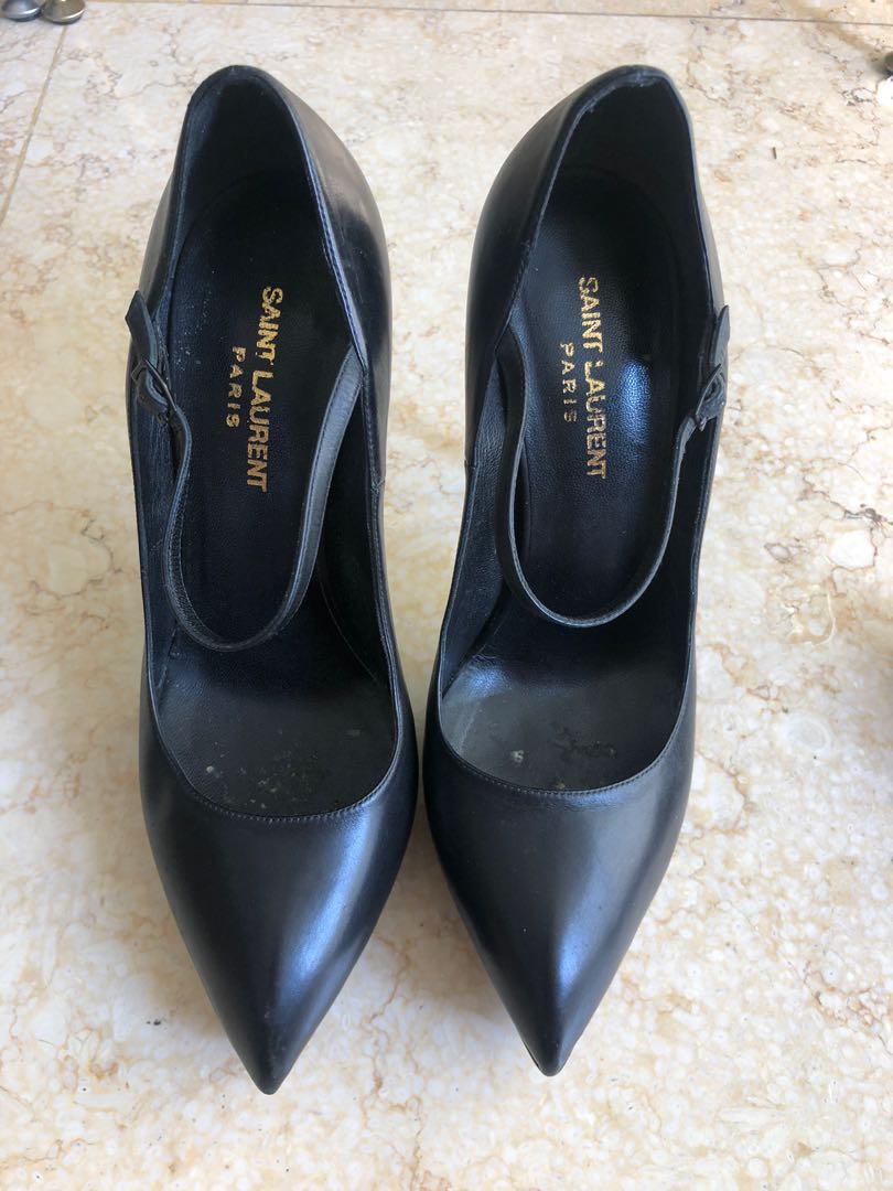 Saint Laurent Janis Mary Jane Heels EU39 Loafers