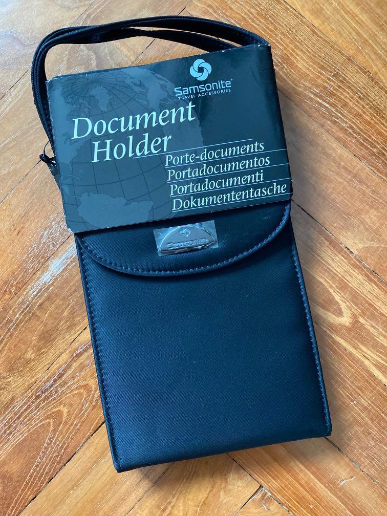 Porte Documents Samsonite Noir Vintage - Dimensions 41x31x4 Cm, Bon état, Occasion