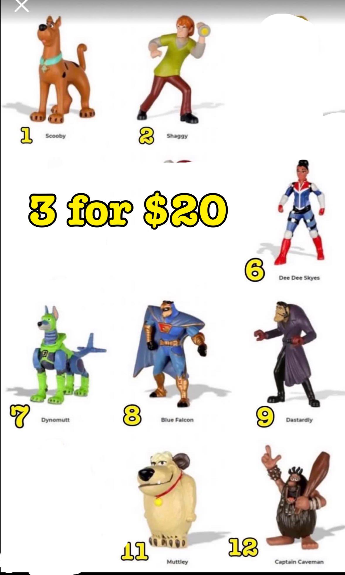 scoob mini figures