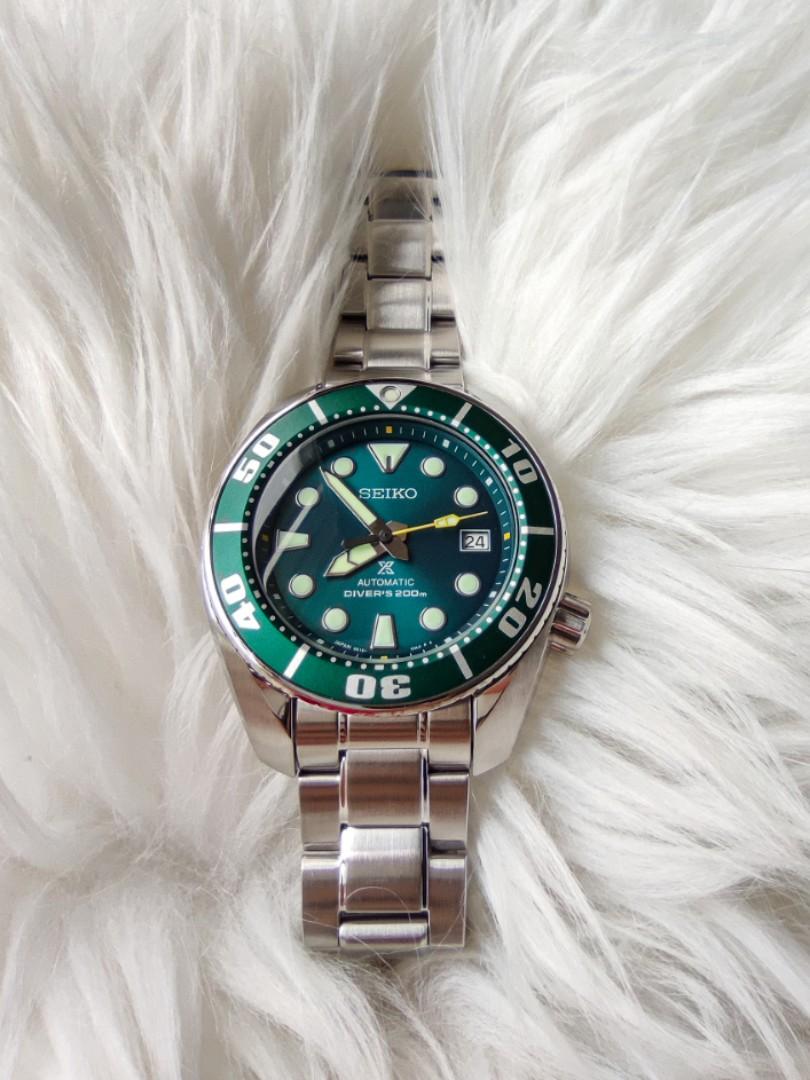 LNIB Seiko Green Sumo SZSC004 Men s Fashion Watches Accessories Watches on Carousell
