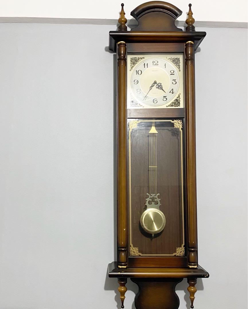 Seiko Pendulum Wall Clock Grandfather 4ft, Hobbies & Toys, Memorabilia &  Collectibles, Vintage Collectibles on Carousell