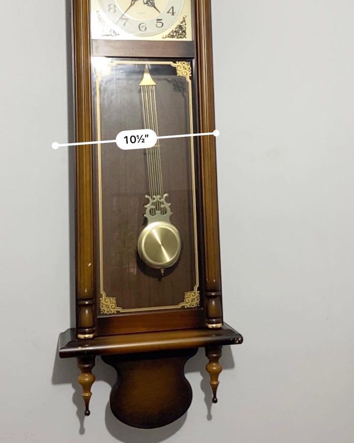 Seiko Pendulum Wall Clock Grandfather 4ft, Hobbies & Toys, Memorabilia
