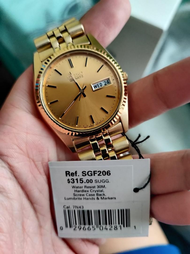 Seiko sgf206 bought straight from Amazon USA, Luxury, Watches on Carousell