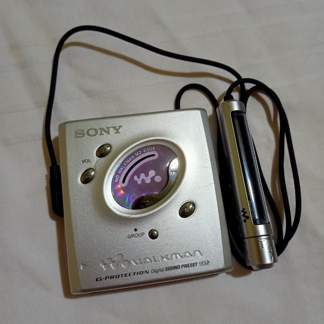 Sony MD Walkman MZ-E505 MDLP G-Protection Digital Sound Preset Portable  MiniDisc Player