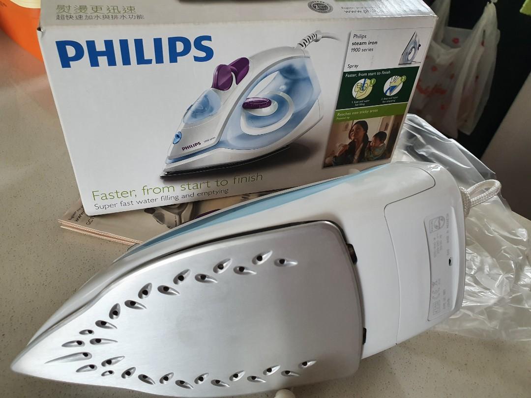 philips steam iron 1900 series gc1920