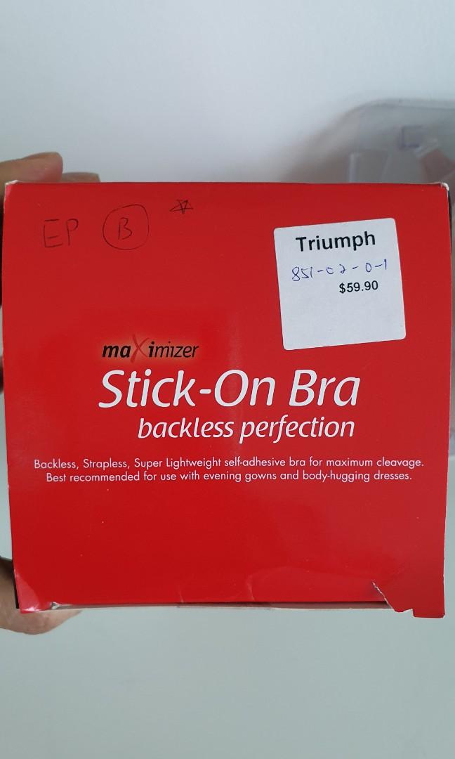 Stick On Bra Size B, Women's Fashion, New Undergarments & Loungewear on