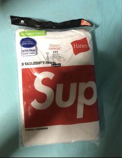 Supreme hanes tagless tee