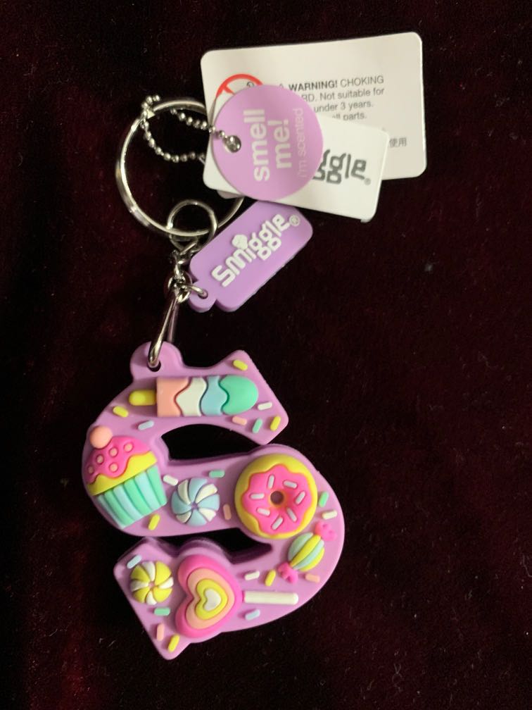 Smiggle keychain outlet letter s