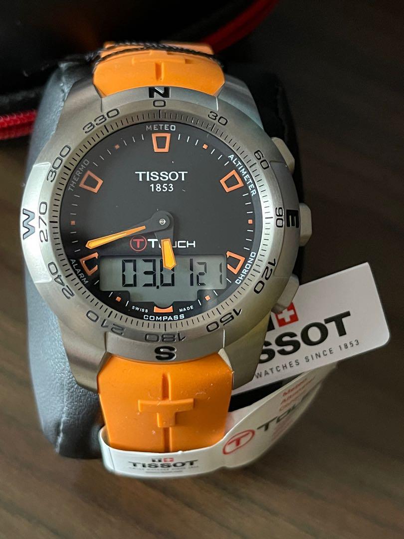 Tissot t clearance touch orange strap