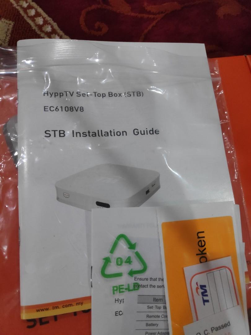 Tm Hypptv Box White Putih Electronics Others On Carousell