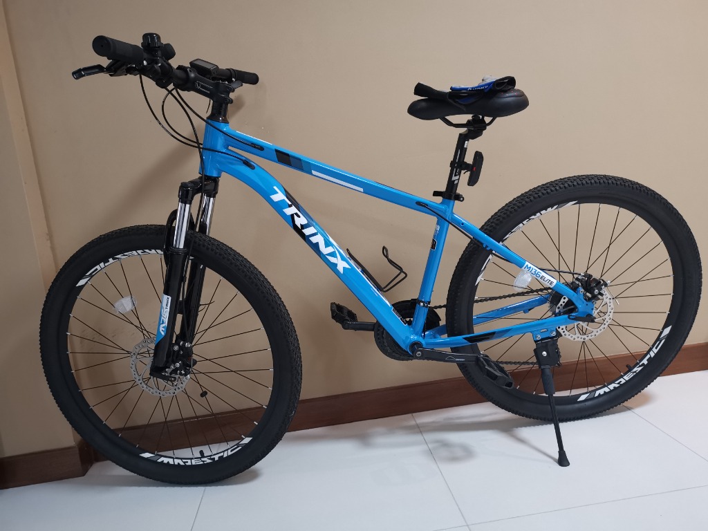 Trinx M136 Elite mountain bike model with a 27.5 inch wheel size