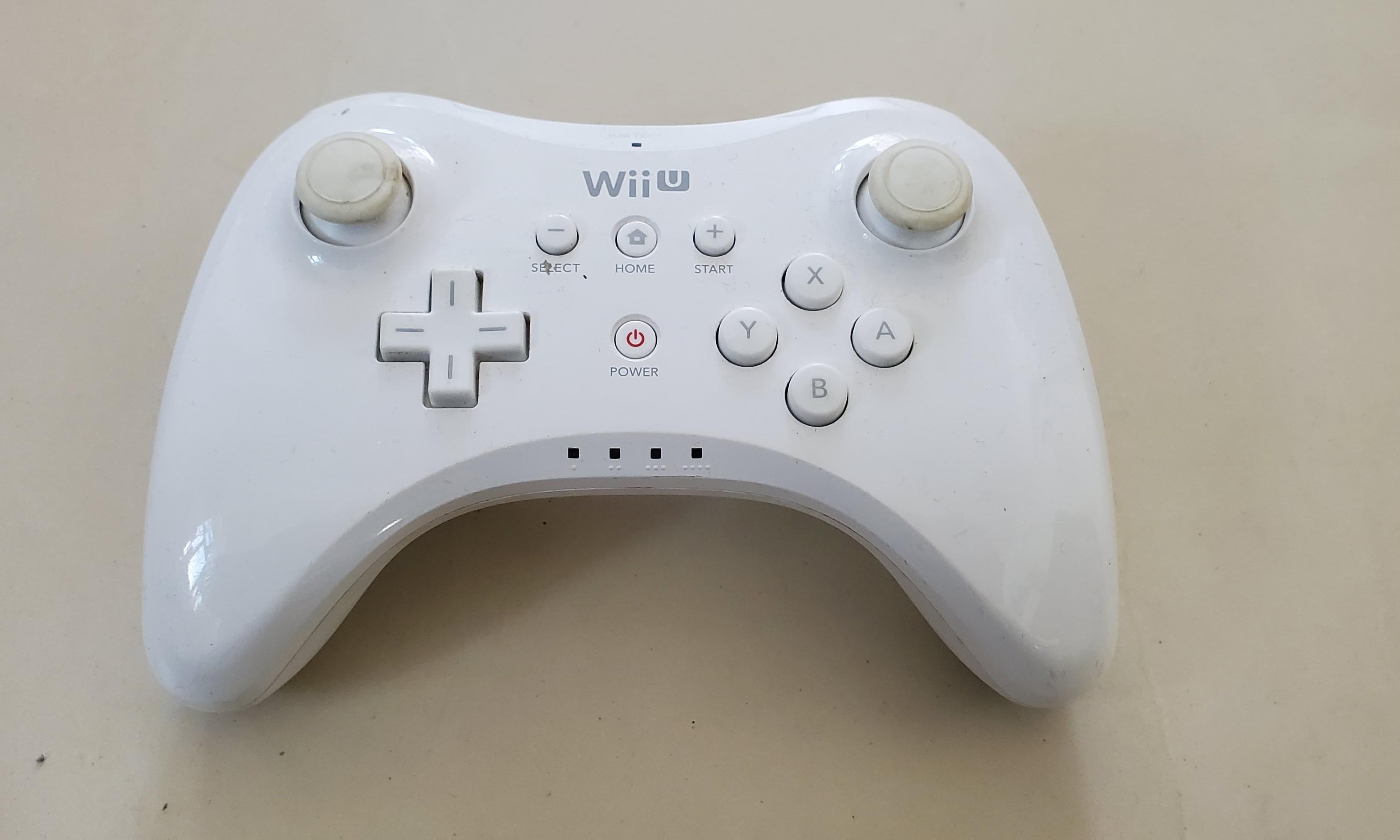 Wii U Pro 無線手制 遊戲機 遊戲機器材 Carousell