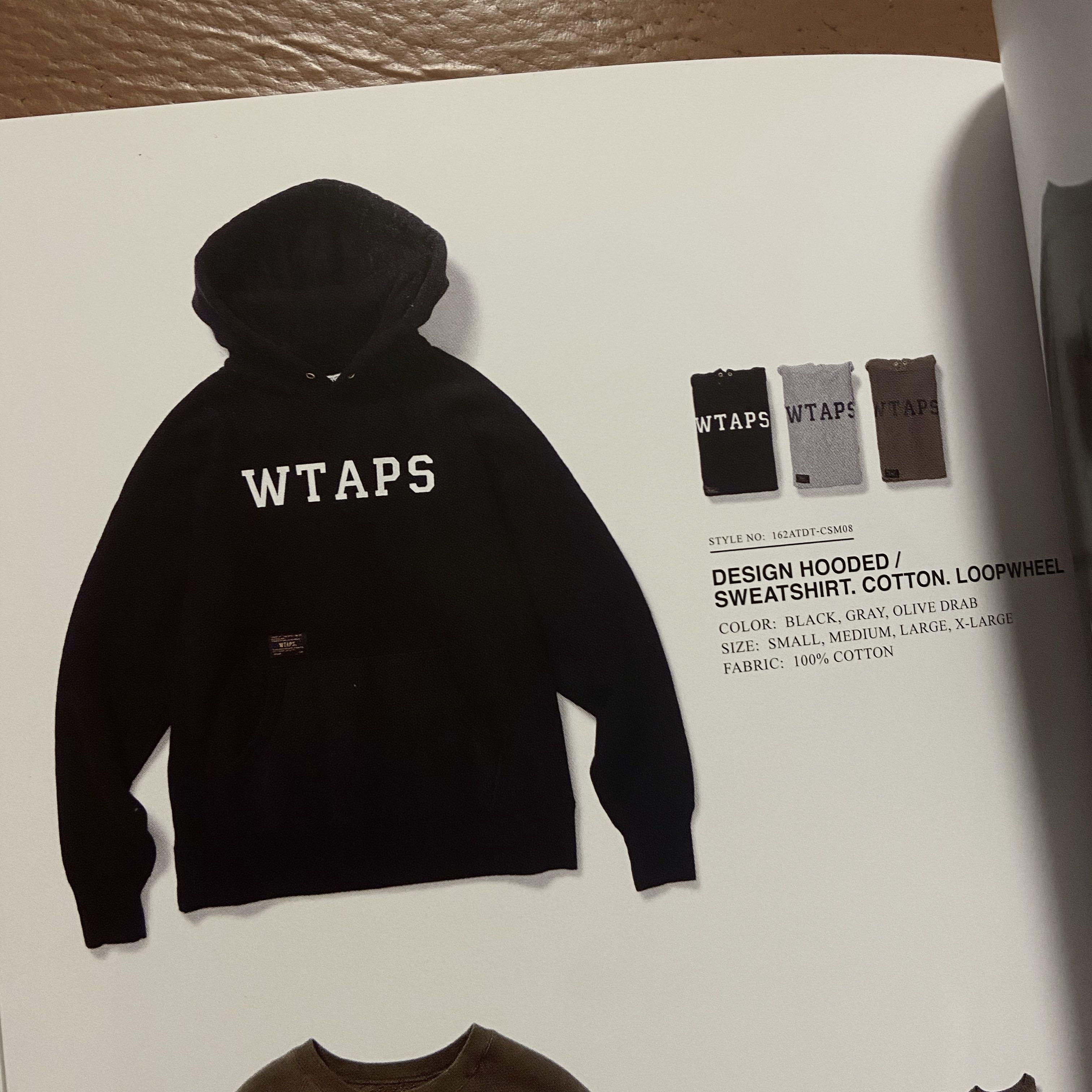 Wtaps 16aw hoodie loopwheel Grey Size M fcrb madness dcdt nbhd