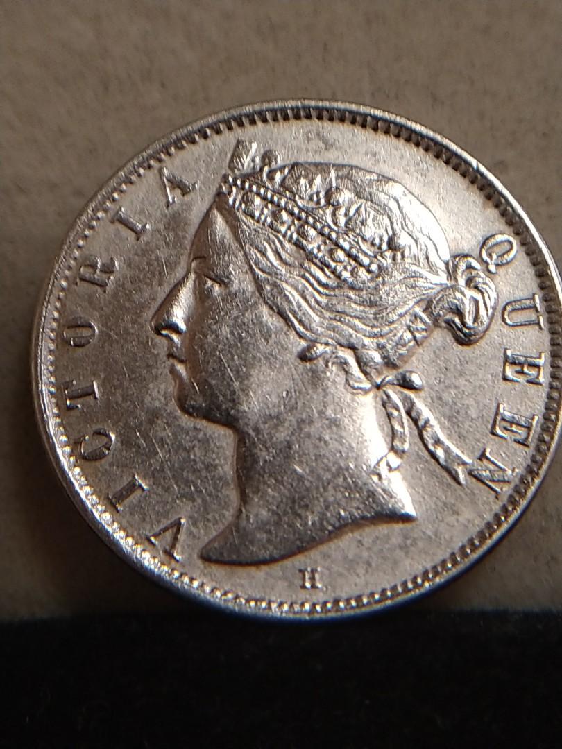 香港1880年兩毫銀幣~ 純粹分享, 興趣及遊戲, 收藏品及紀念品, 錢幣